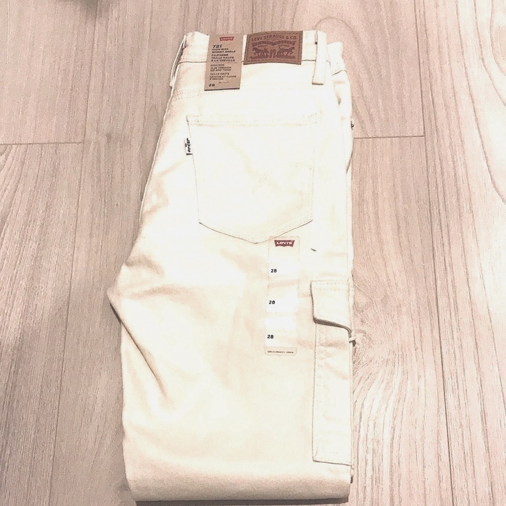 New LEVI 721 SKINNY UTILITY ANKLE JEAN Size 29 ⭐️⭐️⭐️⭐️ - Picture 10 of 13